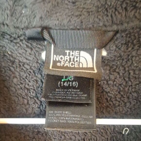 The North Face Black Fleece Jacket size large - Picture 2 of 6